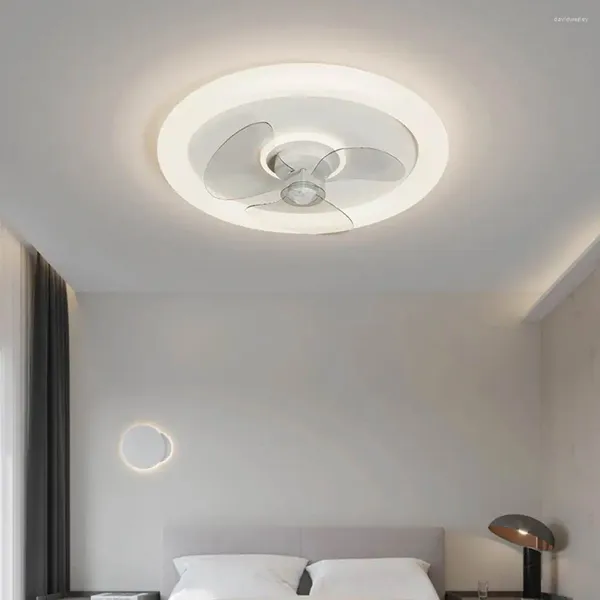 Venta al por mayor, ventilador de techo inteligente, luz todo en uno, doble giro para el hogar, adecuado para dormitorio, habitación de niños