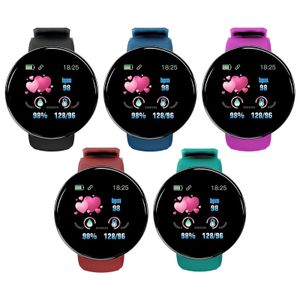 Groothandel Smart Watch D18 Men Women Fitness Tracker Sport Hartslag Monitor Smartwatch D18S Polshorge voor smartphone