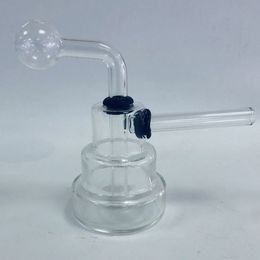 Groothandel rookglas olie brander Bongs Classic Cake Dab Rigs Water Bong Pipe Hookahs