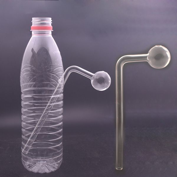 Tubería de agua para fumar al por mayor Fabricación Fabricación de la mano del sistema de agua Bongs Bongs Curved Glass Burner Tipe