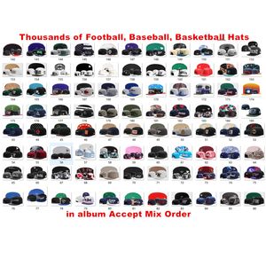 Vente en gros Snapback Blank Hats Customized Baseball Cheap Fitted Caps Hat pour hommes et femmes Sports Hats Accept Mix Order