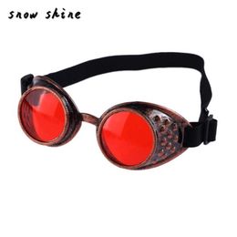 Venta al por mayor-Snowshine # 3001xin Estilo vintage Steampunk Gafas de soldadura Gafas punk Cosplay envío gratis