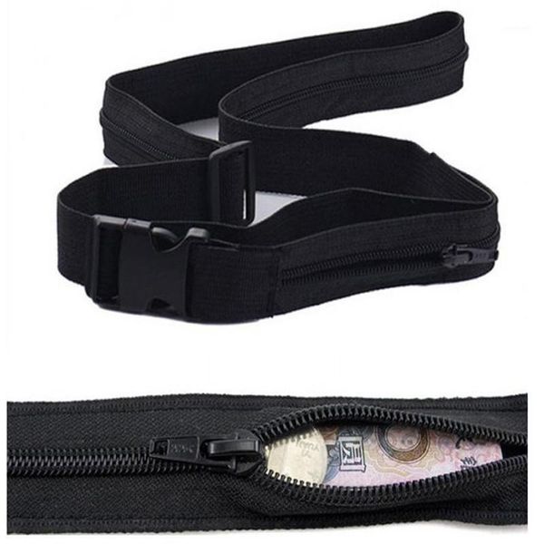 Vente en gros- snowshine3 # 2501 Ceinture de portefeuille antivol de voyage avec compartiment secret cachant la ceinture d'argent de cachette livraison gratuite1