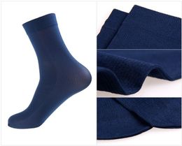 Groothandel-sok groothandel hoge kwaliteit 20paris / partij mannen kousen ultra dunne bamboevezel zakelijke sokken mannen katoenen sokken 30cm.free