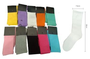 Calcetines al por mayor Mujeres para hombres medias de algodón puro 10 colores diseñadores calcetines deportivos