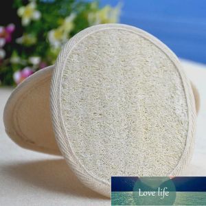 Venta al por mayor Suave Exfoliante Natural Loofah Esponja Correa Mango de baño Almohadilla Ducha Masaje Depurador Cepillo Piel Cuerpo Baño Spa Accesorios de lavado