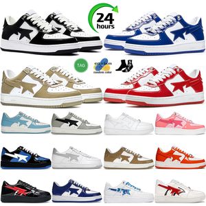 Bape bapestas abc camo casual shoes men women SK8 Sta Designer triple pink grey black white red orange purple camouflage designer trainers sports baskets des chaussures