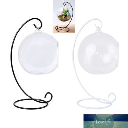 En gros spirale fond ornement présentoir fer suspendu support de support pour plante noël chandelier maison mariage décoration H23cm