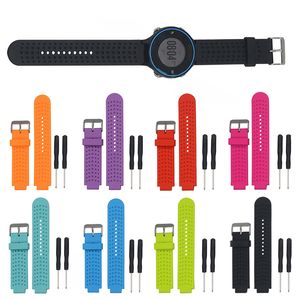 Vente en gros - Bracelet de bracelet de support de poignet de remplacement en silicone de sécurité sportive pour bracelet Forerunner 220/230/235/620/630