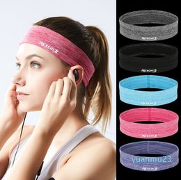 Groothandel-sport yoga zweetband stretch hoofdband hoofdband haarband zweet zweetband voor tennis basketbal running gym fitness mannen vrouwen