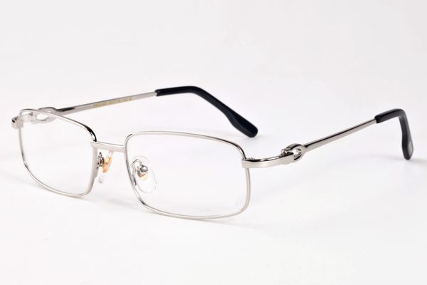 Gafas de sol de diseñador al por mayor-cuadradas para hombres 2019 Gafas de cuerno de búfalo Nuevas gafas de sol vintage de moda para mujeres Lentes transparentes Marco de espejo