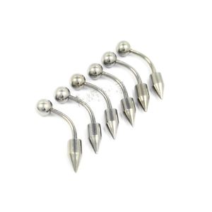 Groothandel rvs wenkbrauwen ringen lichaam sieraden punt bal neus ring titanium piercing neusgat voor mannen vrouwen