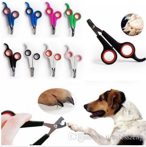 Rostfritt stål Pet Nail Clipper Dog Cat Nagel sax Trimmer husdjur nagelskärare Grooming levererar hälsa rena användbara verktyg