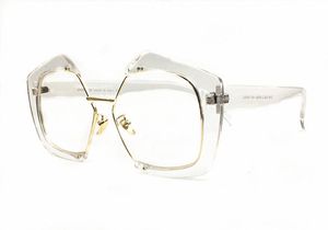 Gros-Star marée marque dames lunettes de soleil à la mode SMU personnalité populaire grande demi-monture femmes lunettes viennent avec la boîte d'origine