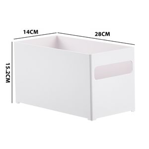Boîte de rangement en gros Boîte droite Organisateur blanc Ospace Ospace Desktop Organizer Rangement Cuisine Kitchen ZP006
