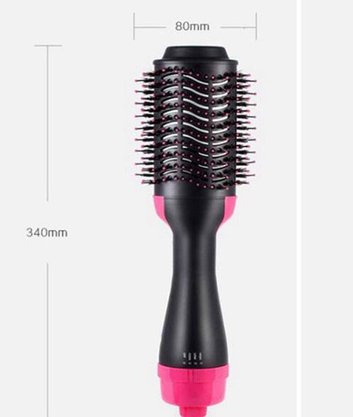 Gros lisseur cheveux brosse peigne air chaud styler brosse 710pcs