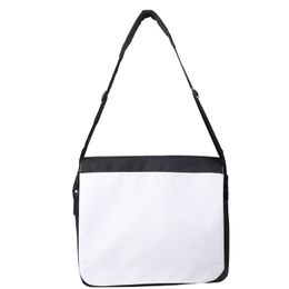 Vente en gros Sublimation Blank DIY Épaule Cross Body Bag autres fournitures de bureau Sac d'impression par transfert de chaleur Personnel Creative Polyester School Student Bag 001