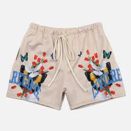 Short en maille pour hommes personnalisés avec sublimation en gros avec poches latérales Short en maille d'été à la mode respirante KZ