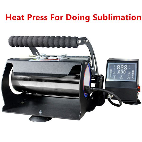 Entrepôt local! Usinage par sublimation d'imprimante de presse à chaud pour 20 oz 30 oz 12 oz Skinny Straight Tumber 110 V American Plug Transfer Pressing Machine A12