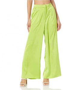 Pantalon d'été en coton et lin pour femme, ample, couleur unie, sarouel fin à neuf points, vente en gros