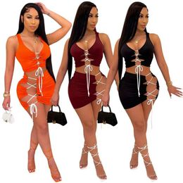 Groothandel zomer vrouwen twee stuk jurk mini rok designer tanktop + rokken sexy bodycon pak party avondjurken casual sport minidress womens kleding klap6340