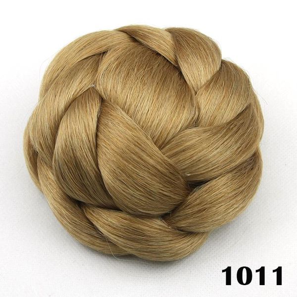 Chignon en gros-synthétique, postiche chignon, coque cabelo, postiches beignet, chouchous, couleur 1011