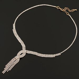 Groothandel - kwast hanger kettingen voor vrouwen luxe designer tennis ketting diamant bruiloft verlovingsverklaring ketting verjaardagsgeschenken