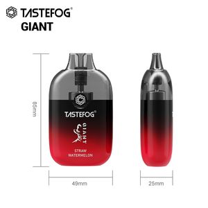 Gros Tastefog géant 12000 bouffées contrôle du flux d'air 12 saveurs jetable Vape Pod 2% E-Cigarette Puff 12k livraison gratuite