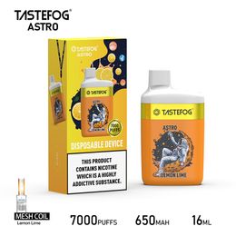 Groothandel Tastefog Vape Disposable 7000 Puffs OEM/ODM -merk van Vape -fabrikant