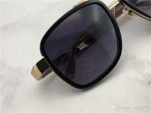 Groothandel-The Selling Popular Fashion Men District Sunglasses Square Design Frame Topkwaliteit UV 400 Beveiliging Outdoor Eyewear 1984