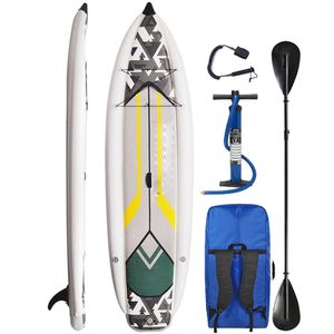 Groothandel drie air chember surfboard 335cmx92cmx15cm vissen stand-up paddle boards breder en stabieler isup per schip