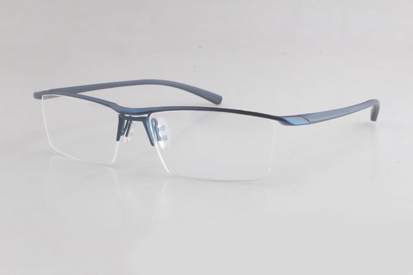 Monture de lunettes sans monture en gros-Titanium Marque designer Hommes Lunettes costume lunettes de lecture P9112