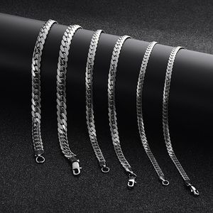 Groothandel titanium stalen gouden ketting heren lange hiphop reliëf ketting roestvrijstalen gecomprimeerde codering Cubaanse linkketen vrouwelijke accessoires