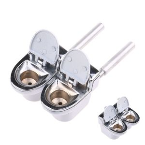 Groothandel toilet patroon metalen roken pijp tabak sigarettenfilter buizen snuif voor waterpijp water bongs gereedschap accessoires olierigs