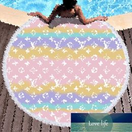 Serviettes de bain de la marque en gros de la marque de créateurs de mode nageur de plage et absorption d'eau courante et prévention du sable couples de serviette de sueur enveloppe de serviette