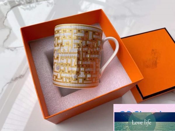 Taza superior al por mayor Top Nordic Style Ceramic Cup Bidamels Pattern Bajor de regalo
