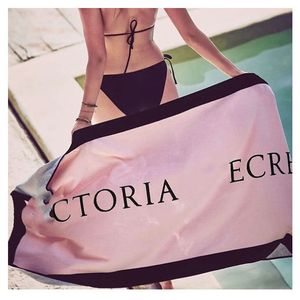 Vente en gros Top nouvelle serviette de plage Style européen et américain 75 x 150 cm grande serviette de bain coupe velours actif imprimé serviettes de plage