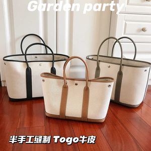 Top en gros de Hremmss Party Party Garden Tote Sacs en ligne Shop Joy rend hommage aux classiques et pousse pour la vie Goga Cowhide Gar Have Real Logo