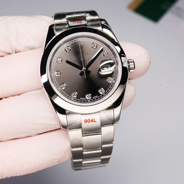 Venta al por mayor de alta calidad ETA Swiss Made para hombre reloj mecánico automático de marca de lujo de acero inoxidable reloj de pulsera maestro de negocios para hombre