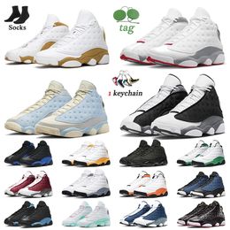 NIKE Air Jordan 13 Retro Jordan 13s Mujeres Hombres Zapatillas de baloncesto Houndstooth Singles Day Black Cat Hyper Royal Court Zapatillas de deporte Sneakers