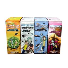 Boîte d'emballage de chocolat Trippy Flip Flip 4 Les saveurs peuvent être sélectionnées en taille: 60 * 130 * 10 mm Boîte moyenne en usine Ventes directes Boîtes d'affichage mixtes Box inclus