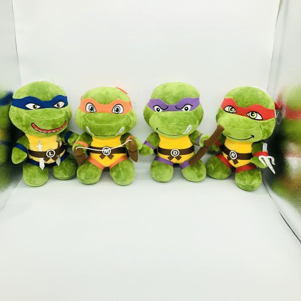 Poupées en peluche Ninja variante de tortue, poupées en tissu créatives, vente en gros