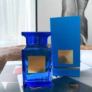 Vente en gros Parfum unisexe Bouteille bleue Eau de Parfum Vaporisateur 3,4 oz 100 ml Cadeaux de haute qualité Livraison rapide