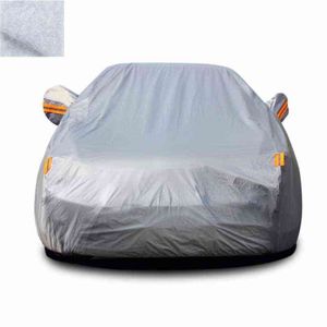 Groothandel Universal Sedan SUV Auto Cover Peva Katoen Dubbellaags Waterdichte Regen Sneeuw UV Dust Beschermende Outdoor Auto Cloth Tent W220322