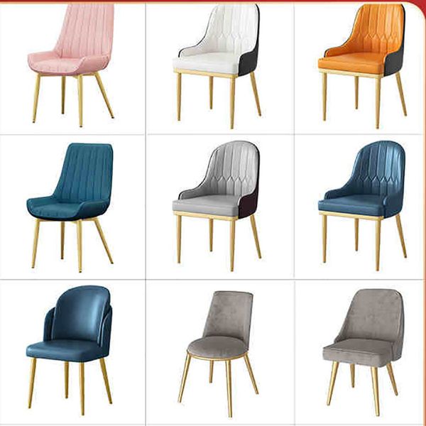 Chaise de salle à manger tapissée en gros avec des chaises de salle à manger de meubles de conception d'or de jambe en métal
