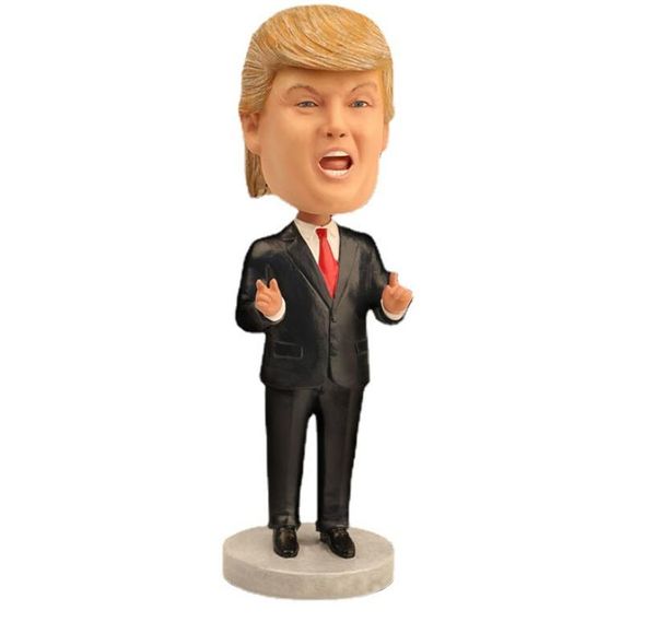 Trump Personnalité Poupée Modèle Ornements Drôle Dessin Animé Artisanat Figurine Poupées Modèles De Personnages Réalité Marionnettes Résine Décor De Bureau Décoration De Bureau À Domicile