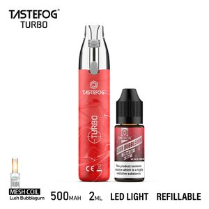 Vente en gros Vape 12000 Puffs Tastefog Original rechargeable E Cigarette Pen Kits E-Liquide
