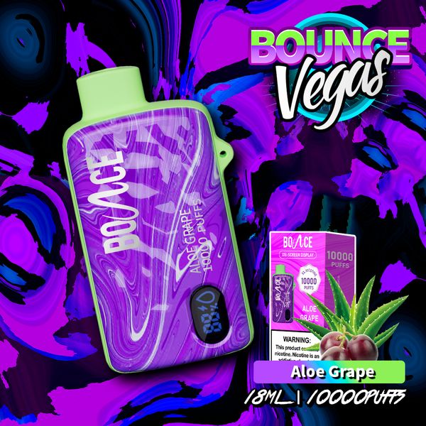 Gros Vape Bounce Vape Vegas 10000 Puffs Jetable Vape Pen POCO 10000 Puffs Cigarette électrique