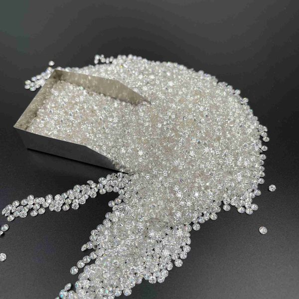 Commerce de gros Vvs Clarté d Df Ef Couleur Pierres de diamant Moissanite en vrac synthétiques pour bijoux de mode