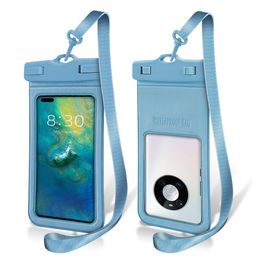 Carie de téléphone imperméable en gros sac à épreuves de natation adaptée à tous les modèles de téléphonie mobile, Apple Huawei Samsung Xiaomi iPhone